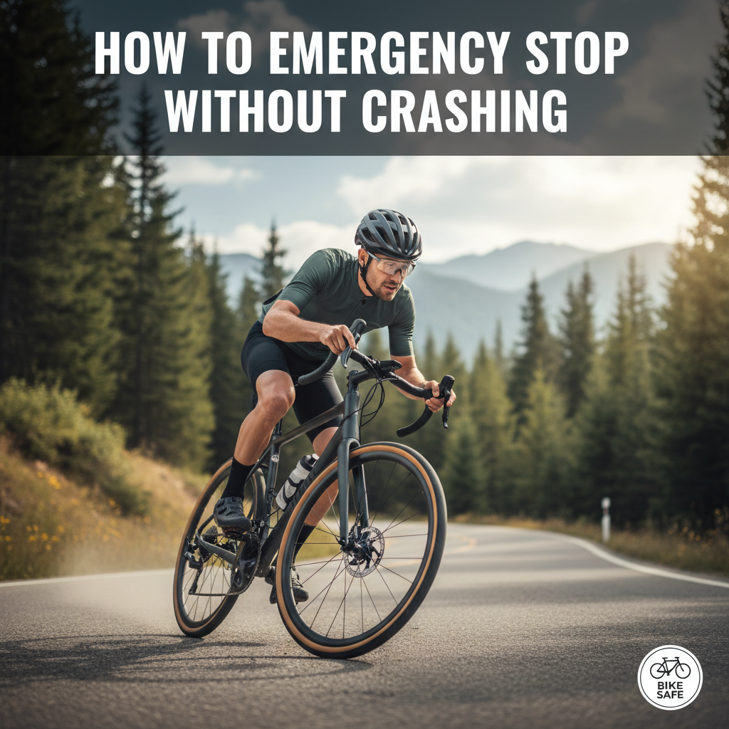 Professional blog header image for article titled: How to Emergency Stop Without Crashing. High quality, relevant imagery, clean composition.