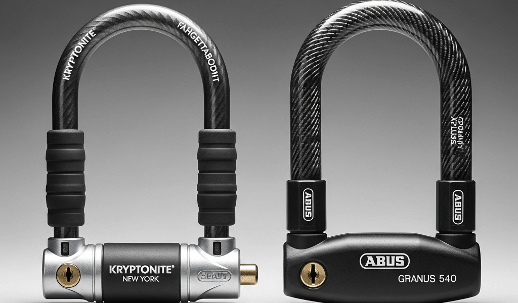 Professional photograph related to: Kryptonite vs ABUS Bike Locks — Which One Is Harder to Beat. Hig