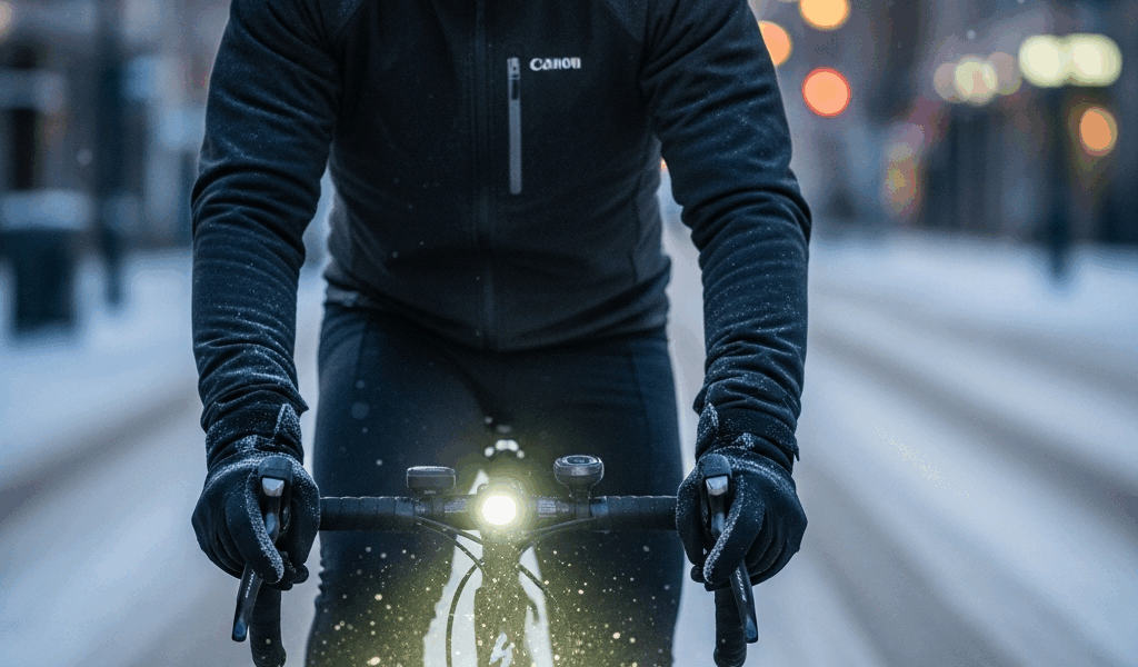 Professional photograph related to: Winter Bike Commuting — How to Ride Safely When It Is Cold and D