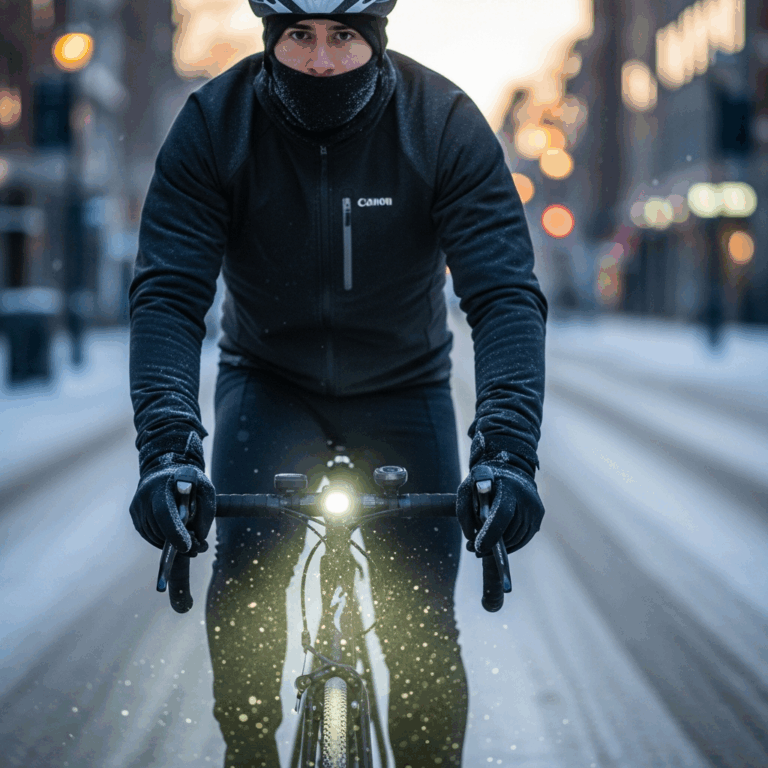 Professional photograph related to: Winter Bike Commuting — How to Ride Safely When It Is Cold and D